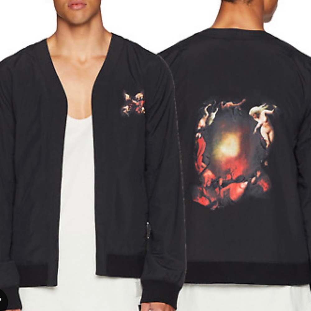 NWT Puma x XO Black Printed Open Jacket Medium